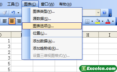 Excel2003中如何为图表和坐标轴添加标题第1张