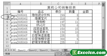 在Excel2007中设置行高第4张