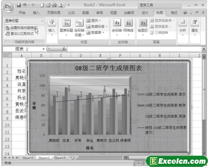 设置Excel图表标题格式第1张