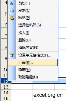 excel2013调整表格的行距和列距第1张