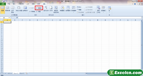 在excel2010中显示编辑栏的方法第1张