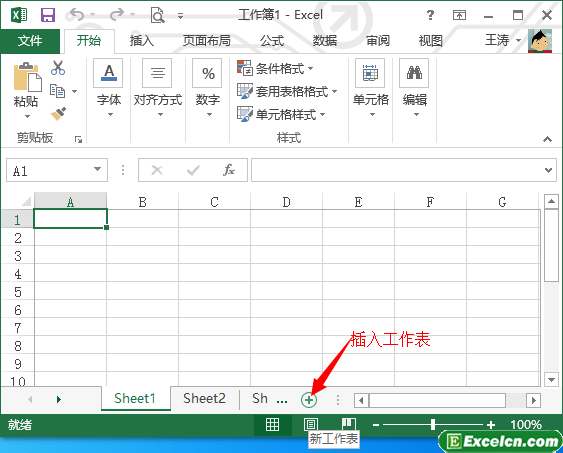 excel2013中编辑工作表的方法第1张