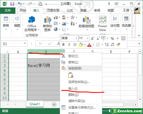 excel2013中插入和删除单元格第2张