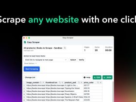 Easy Scraper-免费可视化网页爬虫工具,一键抓取任何网站数据