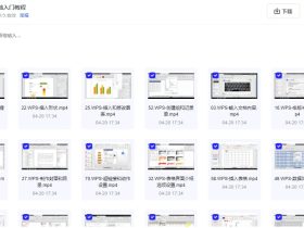 WPS零基础入门教程