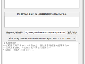 SteganographierGUI-文件隐写进MP4、MKV文件中
