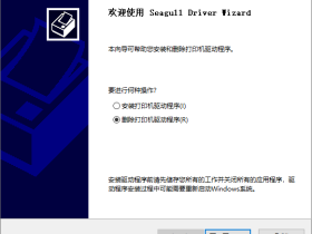 Seagull Drivers Wizard-彻底卸载打印机驱动的专业工具