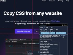 cssPicker-轻松复制任何网站的CSS样式