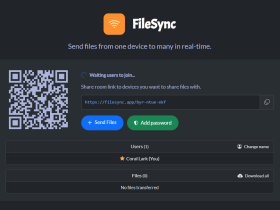 FileSync-开源端对端实时文件传输工具